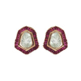 Ruby Prism Polki Studs