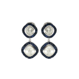 Cushion Polki Sapphire Drop