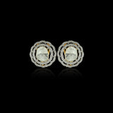 Layered Edge Polki Studs