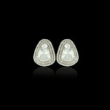 Polki Pebble Frame Studs