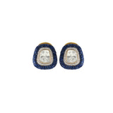 Sapphire Contour Studs