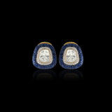 Sapphire Contour Studs