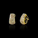 Polki Shell Curve Hoops