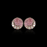 Petaline Pink Polki Studs