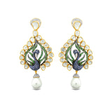 Peacock Pinion Danglers