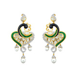 Peacock Plume Danglers