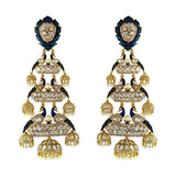 Couture Peacock Jhumki