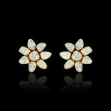 Fleur Polki studs