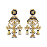 Crescent Blue Earrings