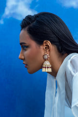 Dome Tassel Earring