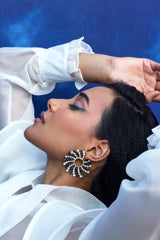 Crested Wave Earring