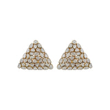 Polki Triangle Studs