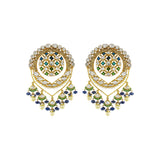 Checkered Setareh Chandbali