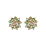 Green Setareh Studs