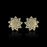 Green Setareh Studs