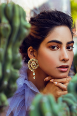 Emerald Swirl Danglers