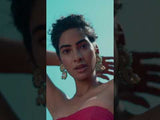Emerald  Spiral Jhumki