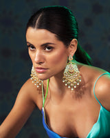 Setareh Pearls Chandbali