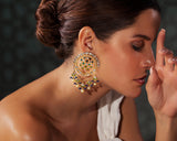 Checkered Setareh Chandbali