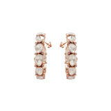 Rose Arc Polki Hoops