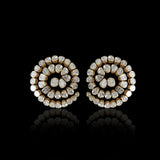 Celestial Spiral Polki Studs