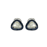 Sapphire Edge Polki Studs