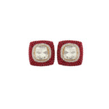 Ruby Aura Polki Studs