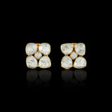 Aurex Clover Polki Studs