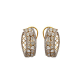 Structured Panel Polki Earrings