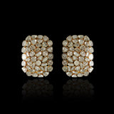 Freeform Polki Studs