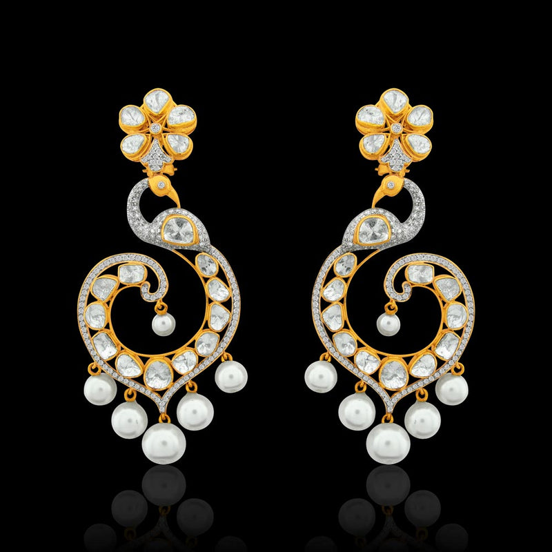 Alluring Peacock Earrings