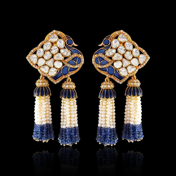 Peacock Dual Tassels