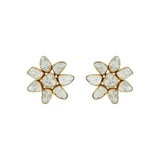 Fleur Polki studs