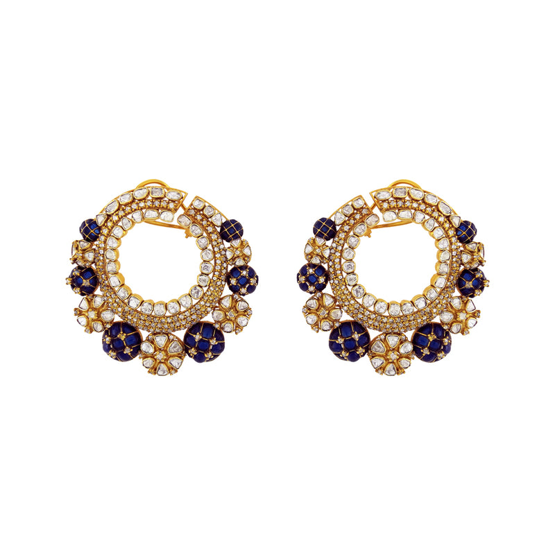 Checkered Blue Hoops