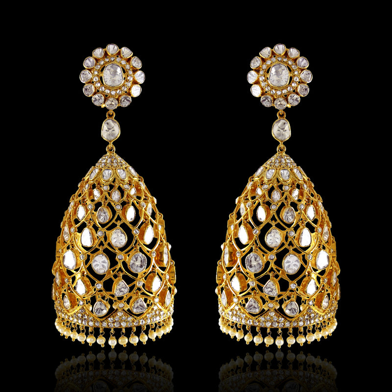 Golden Metanoia Jhumki