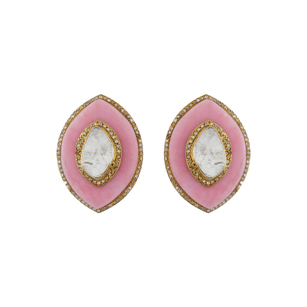 Opal Polki Studs