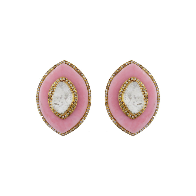 Opal Polki Studs