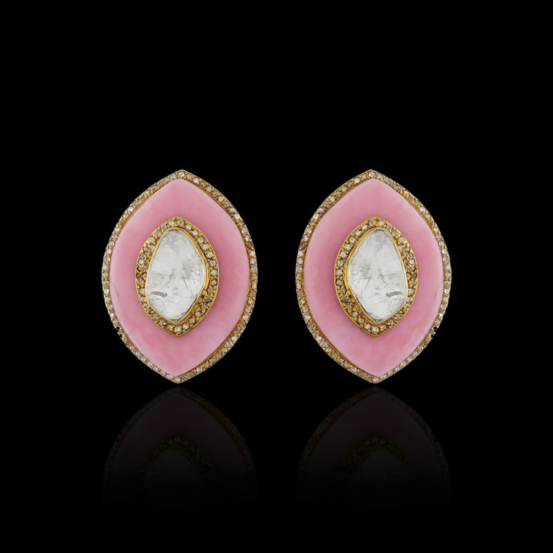 Opal Polki Studs
