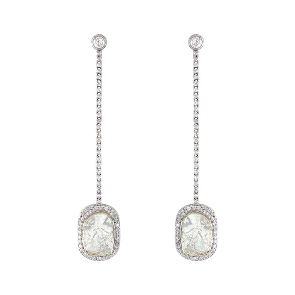 Minimilist Polki Danglers