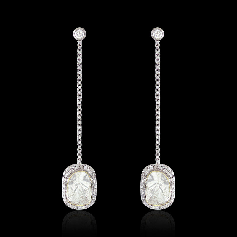 Minimilist Polki Danglers