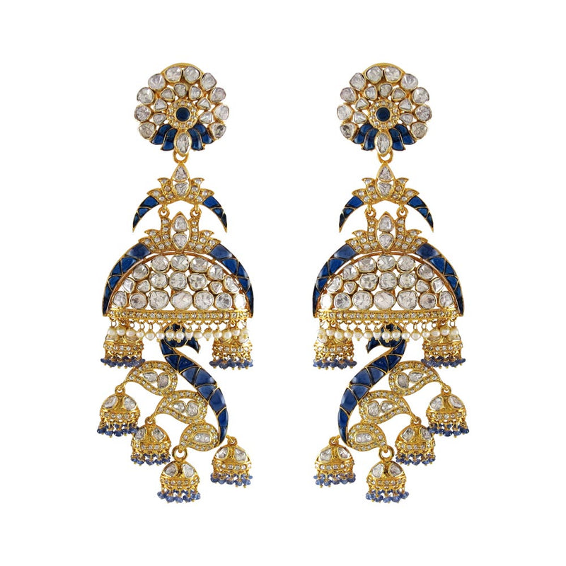 Detachable Peacock  Jhumki