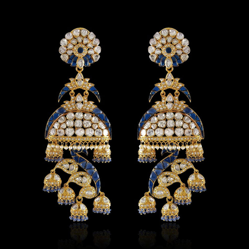Detachable Peacock  Jhumki