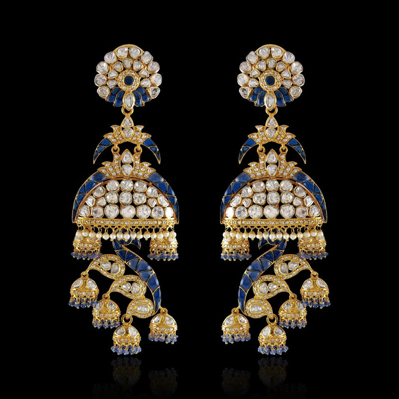 Detachable Peacock  Jhumki