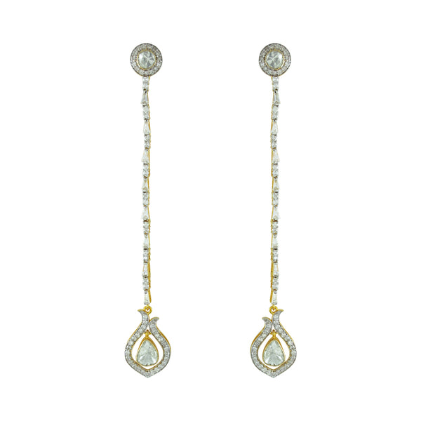 Diamond Polki Dangler