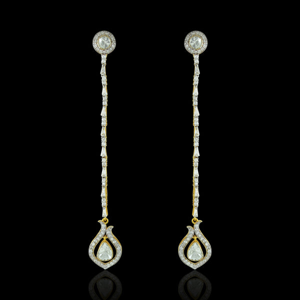 Diamond Polki Dangler