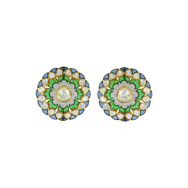 Plique-A-Jour Studs