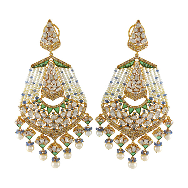 Setareh Pearls Chandbali