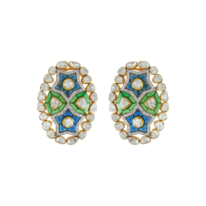 Oval Setareh Studs