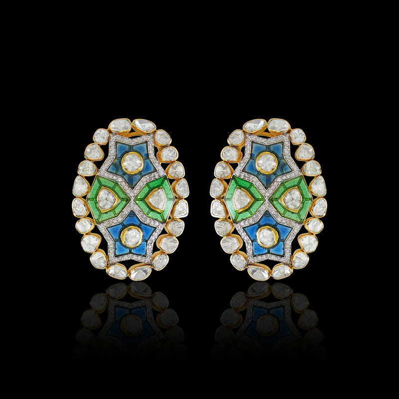 Oval Setareh Studs