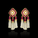Ruby Pearl Tassels